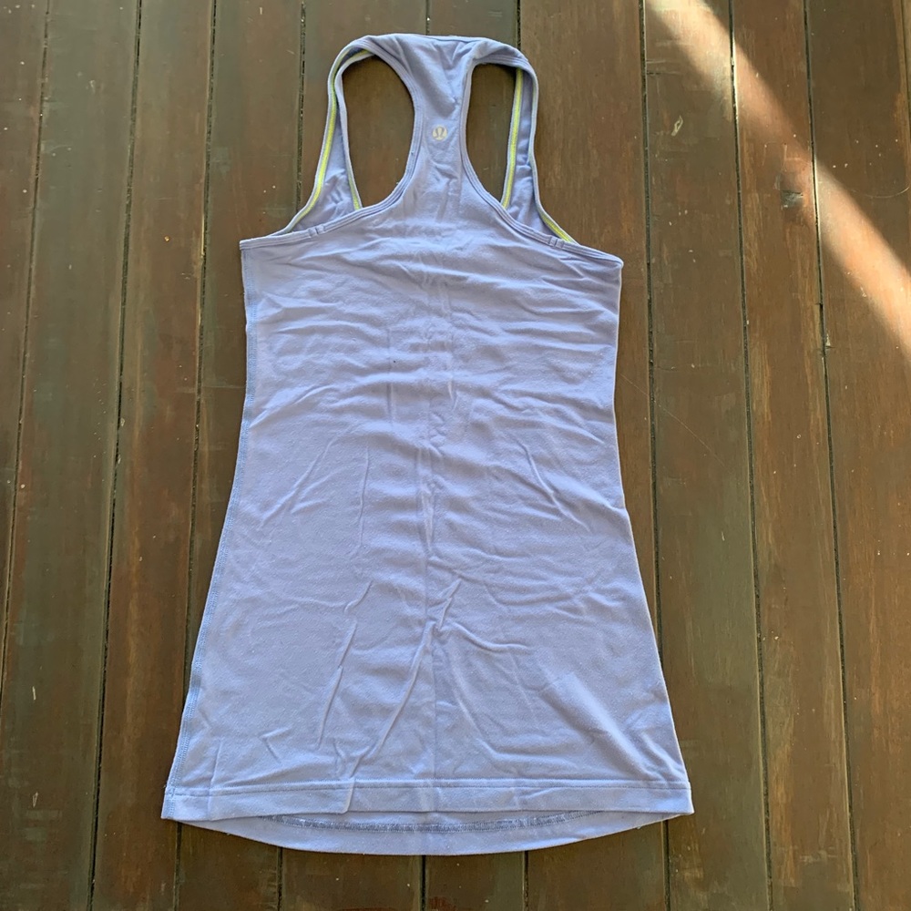 Blue lululemon tank